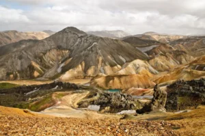Colorful rhyolite mountains of Kerlingafjöll in Iceland’s Highlands