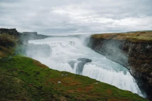 Gullfoss waterfall has 3 tiers.