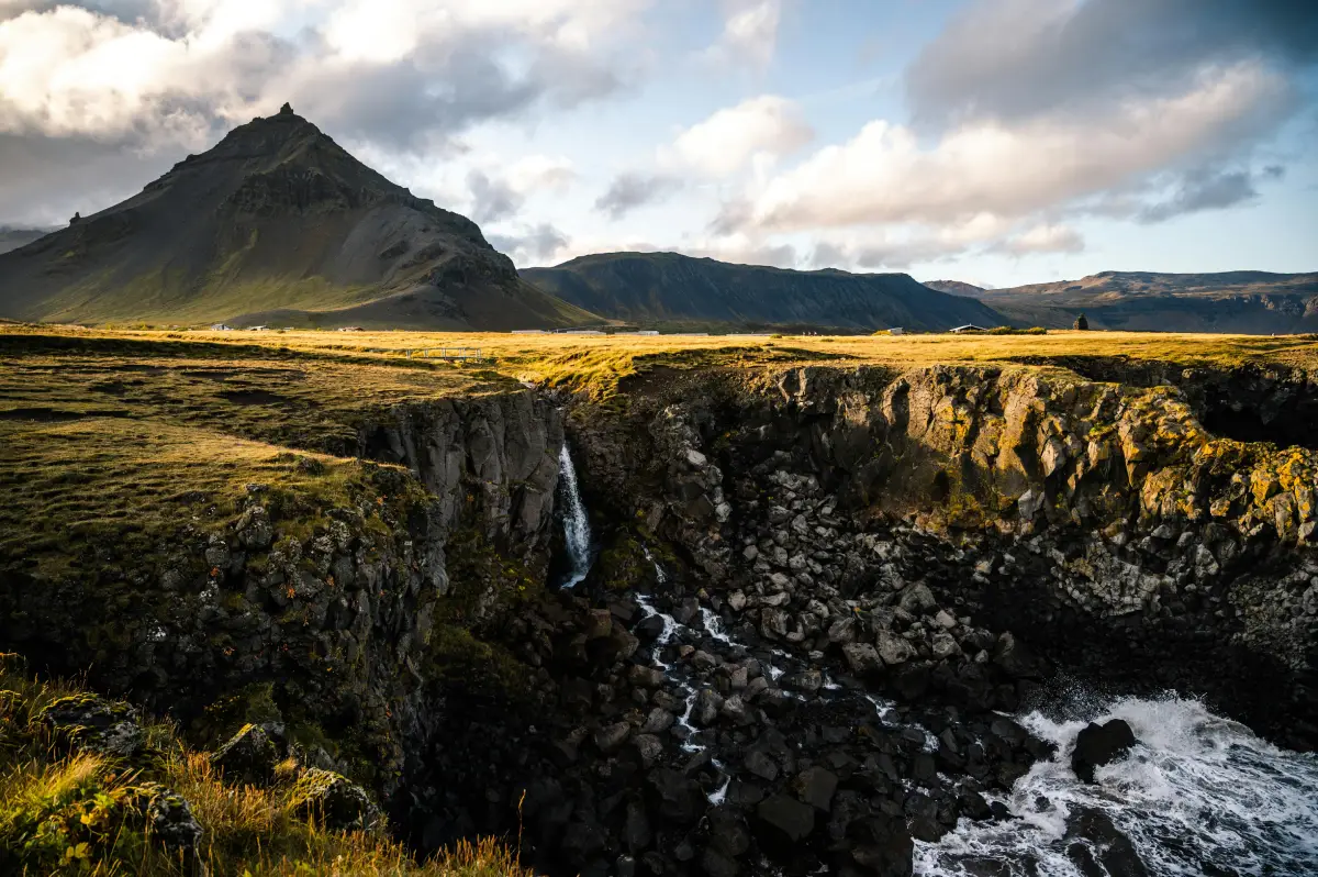Snæfellsnes peninsula in Iceland.