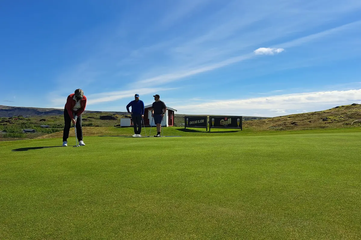 Golf course in Iceland