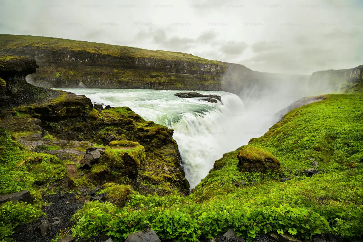 Gullfoss Waterfall
