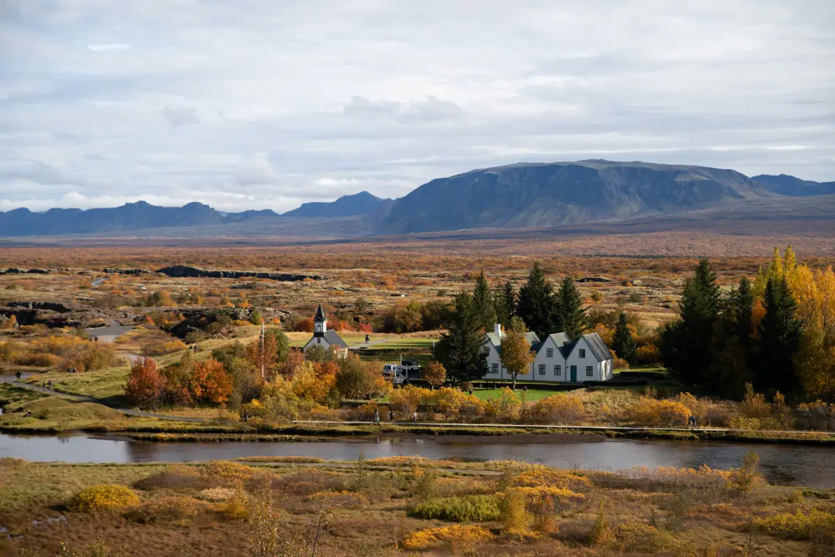 Thingvellir in autumn colors